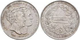 GERMANY. Sachsen. Anton, 1827-1836. Konventionstaler 1831 (Silver, 37 mm, 27.93 g, 12 h), on the new constitution. Dresden. ANTON KOENIG UND FRIEDRICH...