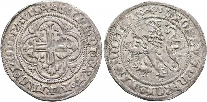 GERMANY. Sachsen-Markgrafschaft Meißen. Wilhelm I, 1381-1407. Groschen (Silver, ...