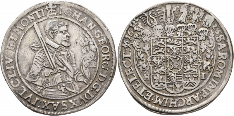 GERMANY. Sachsen-Albertinische Linie. Johann Georg I, 1615-1656. Taler 1625 (Sil...