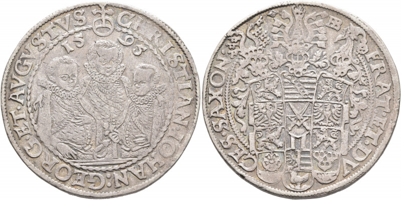 GERMANY. Sachsen-Albertinische Linie. Christian II, Johann Georg, and August, 15...