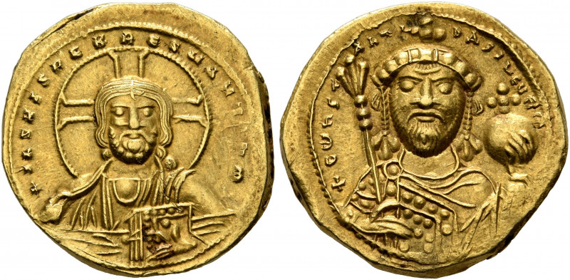 Constantine IX Monomachus, 1042-1055. Tetarteron (Gold, 18 mm, 4.00 g, 4 h), Con...