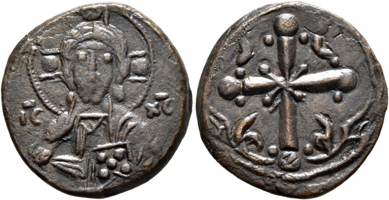 Anonymous Folles, time of Nicephorus III, circa 1078-1081. Follis (Bronze, 23 mm...