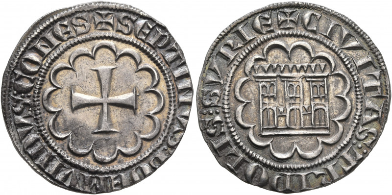 CRUSADERS. County of Tripoli. Bohémond VII, 1275-1287. Gros (Silver, 24 mm, 4.23...