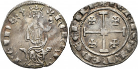 CRUSADERS. Lusignan Kingdom of Cyprus. Henry II, king of Cyprus & Jerusalem, 1285-1324. Gros grand (Silver, 25 mm, 4.53 g, 8 h), Nicosia, second reign...