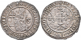 CRUSADERS. Knights of Rhodes (Knights Hospitallers). Raymond Bérenger, 1365-1374. Gigliato (Silver, 29 mm, 3.90 g, 8 h). +F RAIMUNDUS: BERENGARII D GR...
