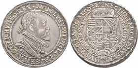 AUSTRIA. Holy Roman Empire. Rudolf II, Emperor, 1576-1611. Taler 1603 (Silver, 39 mm, 28.29 g, 12 h), Ensisheim. RVDOLPHVS II D G RO IMP SEM AVG GER H...
