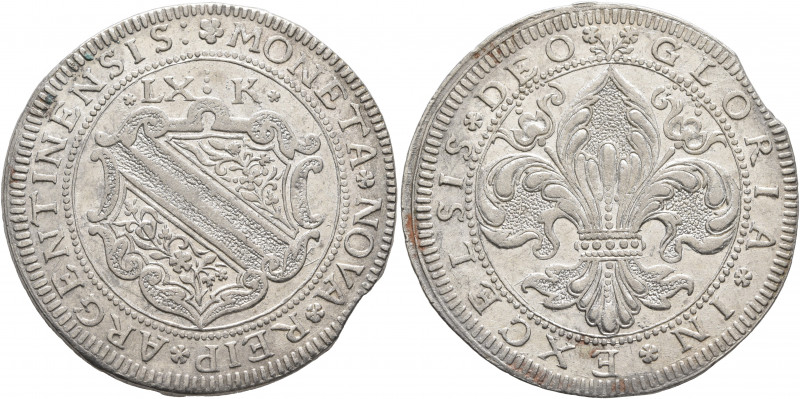 GERMANY. Straßburg (Stadt). After 1668. Gulden (Silver, 37 mm, 19.32 g, 6 h), no...