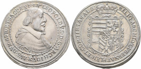 AUSTRIA. Holy Roman Empire. Leopold V, Archduke, 1619-1632. Taler 1624 (Silver, 40 mm, 28.50 g, 12 h), Ensisheim. ✠LEOPOLDVS D G ARCHIDVX AVS DVX BVR ...
