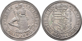 AUSTRIA. Holy Roman Empire. Leopold V, Archduke, 1619-1632. Taler 1626 (Silver, 42 mm, 28.74 g, 12 h), Ensisheim. LEOPOLDUS D G ARCHIDVX AVSTRIAE Cuir...