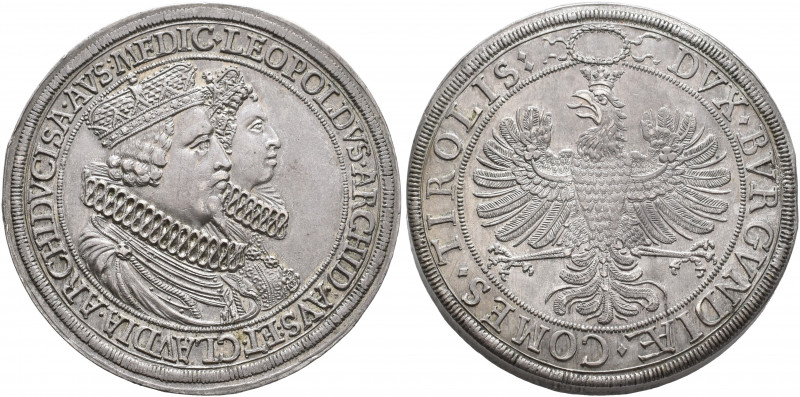 AUSTRIA. Holy Roman Empire. Leopold V, Archduke, 1626-1632. Doppeltaler (Silver,...