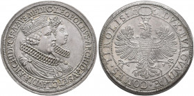 AUSTRIA. Holy Roman Empire. Leopold V, Archduke, 1626-1632. Doppeltaler (Silver, 47 mm, 57.37 g, 12 h), on his marriage to Claudia de Medici 1626. Pos...