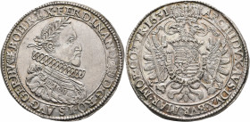 AUSTRIA. Holy Roman Empire. Ferdinand II, Emperor, 1619-1637. Taler 1631 (Silver, 46 mm, 28.58 g, 12 h), Kremnitz. FERDINAND (Madonna) D G RO I S AVG ...