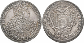 AUSTRIA. Holy Roman Empire. Karl VI, Emperor, 1711-1740. Taler 1713 (Silver, 43 mm, 28.59 g, 12 h), Hall. CAROLVS VI D G ROM IMP SE A G HIS HV BO REX ...