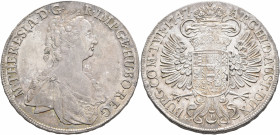 AUSTRIA. Holy Roman Empire. Maria Theresia, Empress, 1740-1780. Taler 1747 (Silver, 41 mm, 28.78 g, 12 h), Vienna. M THERESIA D G R IMP GE HU BO REG D...