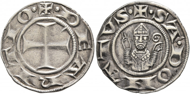 ITALY. Arezzo. Republic, 13th-14th centuries. Grosso (Silver, 20 mm, 1.75 g, 8 h...