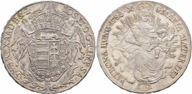 AUSTRIA. Holy Roman Empire. Josef II, Emperor, 1765-1790. Konventionstaler 1782 (Silver, 40 mm, 28.11 g, 12 h), Kremnitz. IOS II D G R IMP S A G H B R...