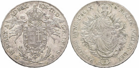AUSTRIA. Holy Roman Empire. Josef II, Emperor, 1765-1790. Konventionstaler 1786 (Silver, 40 mm, 28.06 g, 12 h), Kremnitz. IOS II D G R IMP S A G H B R...