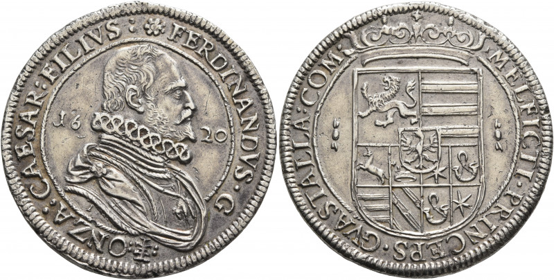 ITALY. Guastalla. Ferrante II Gonzaga, 1575-1621. Tallero 1620 (Silver, 41 mm, 2...