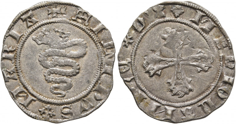 ITALY. Milano (Duchi). Filippo Maria Visconti, 1412-1447. Sesino (Silver, 19 mm,...