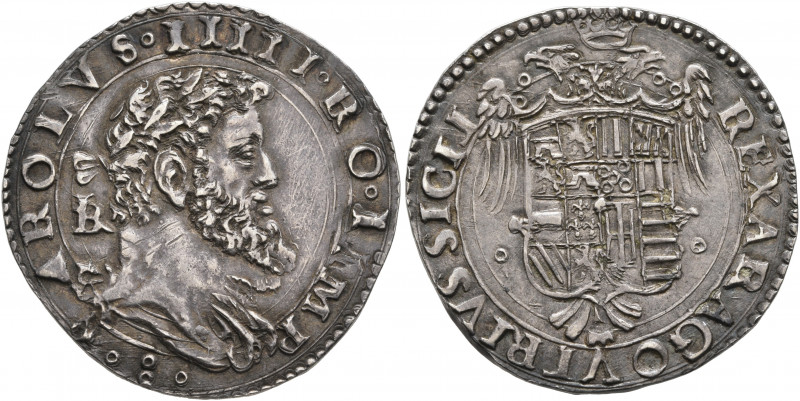 ITALY. Napoli (Regno). Carlo I di Spagna (Carlo V, Sacro Romano Impero), 1516-15...