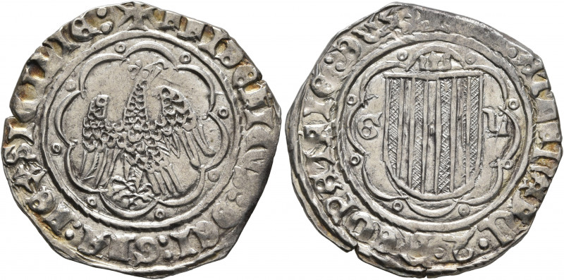 ITALY. Sicilia (Regno). Federico III il semplice (the Simple), 1355-1377. Pierre...