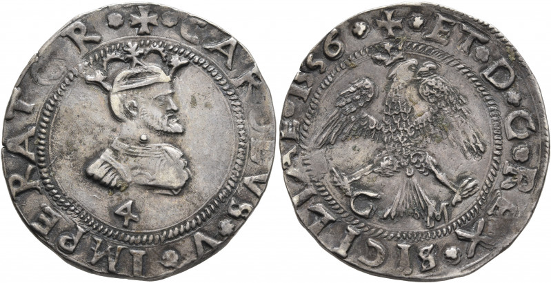 ITALY. Sicilia (Regno). Carlo I di Spagna (Carlo V, Sacro Romano Impero), 1516-1...