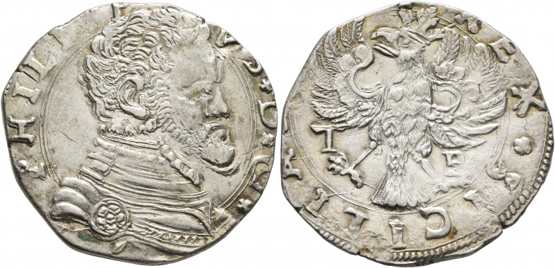 ITALY. Sicilia (Regno). Filippo II di Spagna, 1554-1598. 4 Tari [1562] (Silver, ...