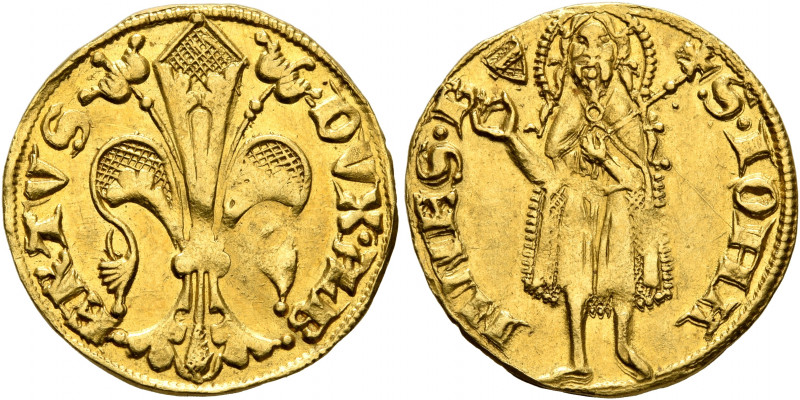 AUSTRIA. Steiermark. Albrecht II, 1330-1358. Goldgulden (Gold, 20 mm, 3.54 g, 2 ...