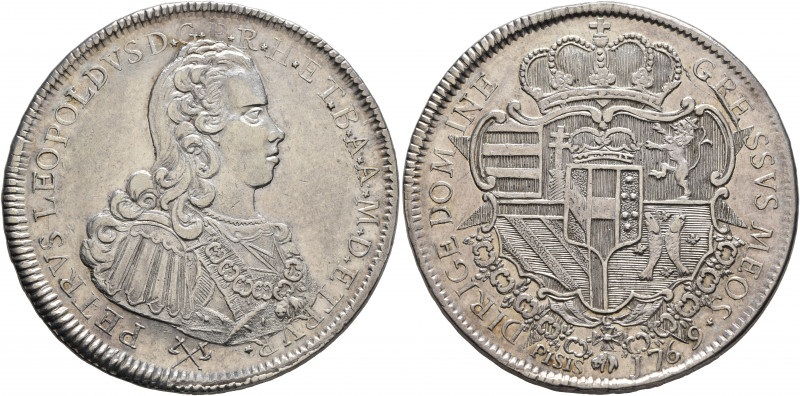 ITALY. Toscana (Granducato). Leopoldo I, 1765-1790. Tallero 1769 (Silver, 41 mm,...