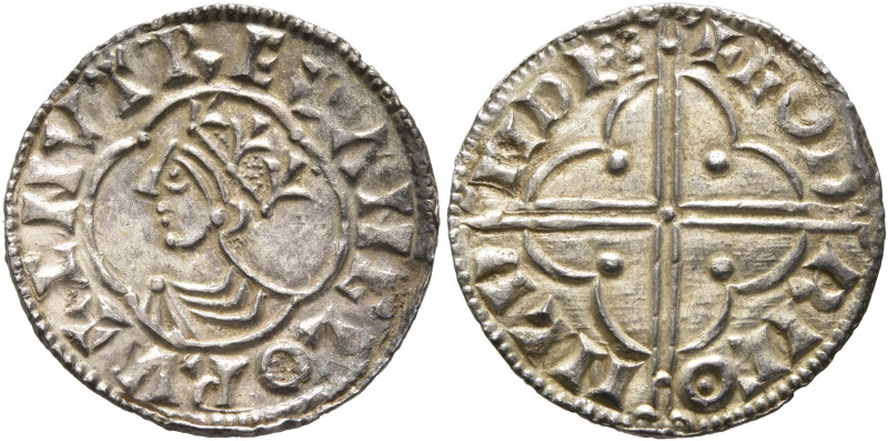 BRITISH, Anglo-Saxon. Kings of All England. Cnut, 1016-1035. Penny (Silver, 19 m...