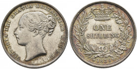 BRITISH, Hanover. Victoria, 1837-1901. Shilling 1839 (Silver, 23 mm, 5.66 g, 6 h). VICTORIA DEI GRATIA BRITANNIAR REG F D Young head of Victoria to le...