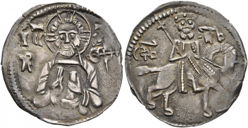 SERBIA. Stefan Uros IV Dusan, as Tsar, 1345-1355. Gros (Silver, 20 mm, 1.48 g, 1...