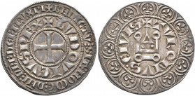 FRANCE, Royal. Louis IX (Saint Louis), 1226–1270. Gros tournois (Silver, 25 mm, 4.14 g, 8 h). ✠BNDICTV SIT NOME DNI NRI DEI IҺV XPI / ✠LVDOVICVS•REX C...