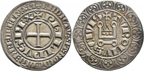 FRANCE, Royal. Philippe III le Hardi (the Bold), 1270–1285. Gros tournois (Silver, 25 mm, 3.92 g, 9 h). ✠BNDICTV SIT NOME DNI NRI DEI IҺV XPI / ✠PhILI...