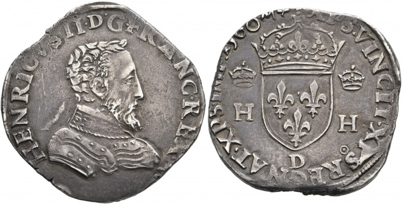 FRANCE, Royal. François II, 1559-1560. Teston 1560 (Silver, 29 mm, 9.48 g, 7 h),...
