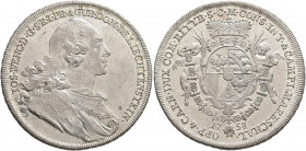 LIECHTENSTEIN. Fürstentum. Joseph Wenzel, 1748-1772. Halbtaler 1758 (Silver, 35 mm, 14.05 g, 12 h), Vienna. IOS WENC D G S R I PR &amp; GUB DOM DE LIE...