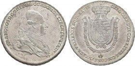 LIECHTENSTEIN. Fürstentum. Franz Joseph I., 1772-1781. Halbtaler 1778 (Silver, 34 mm, 14.05 g, 11 h), Vienna. FRANC IOS D G S R I PR &amp; GUB DOM DE ...