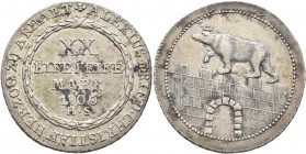 GERMANY. Anhalt-Bernburg. Alexius Friedrich Christian, 1796-1834. 1/2 Konventionstaler 1806 (Silver, 33 mm, 14.00 g, 12 h), Bernburg. ALEXIUS FRIEDRIC...