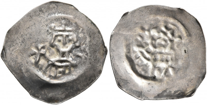 GERMANY. Annweiler (königliche Münzstätte). Friedrich II von Hohenstaufen, 1215-...