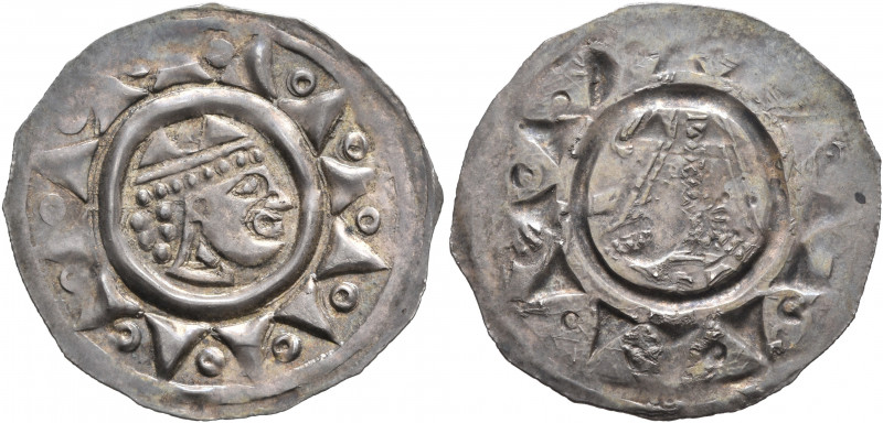 GERMANY. Augsburg (Bistum). Hartwig I von Lienheim, 1167-1184. Pfennig (Silver, ...