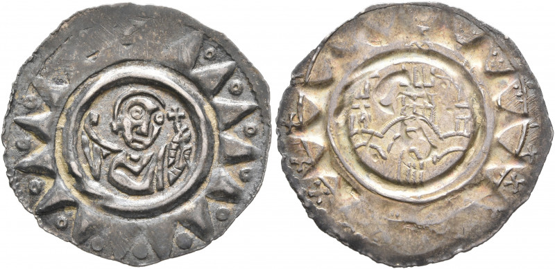GERMANY. Augsburg (Bistum). Hartwig I von Lienheim, 1167-1184. Pfennig (Silver, ...