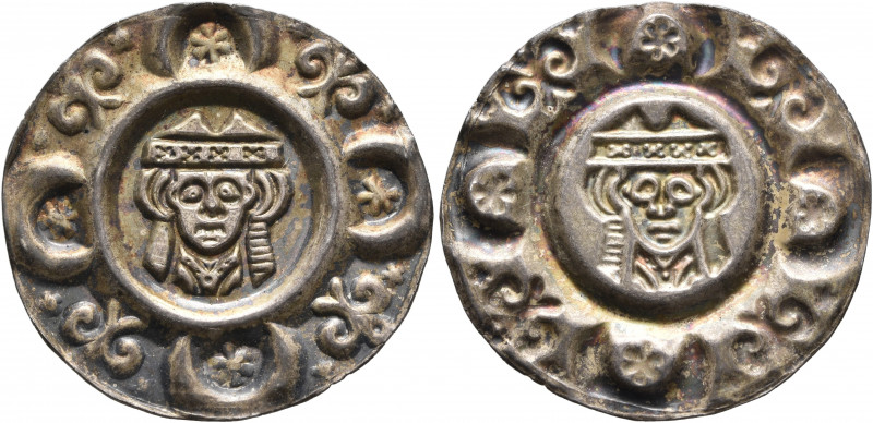 GERMANY. Augsburg (Bistum). Udalschalk von Eschenlohe, 1184-1202. Bracteate (Sil...