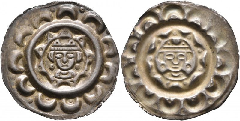 GERMANY. Augsburg (Bistum). Udalschalk von Eschenlohe, 1184-1202. Bracteate (Sil...