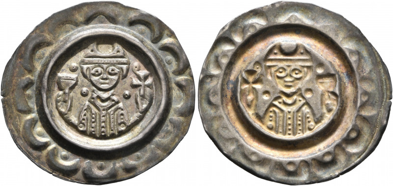GERMANY. Augsburg (Bistum). Udalschalk von Eschenlohe, 1184-1202. Bracteate (Sil...