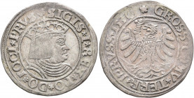 POLAND, Monarchs. Zygmunt I Stary (the Old), 1506-1548. Grosz 1530 (Silver, 23 mm, 2.07 g, 9 h), for Prussia. Thorun. ✱SIGIS I REX PO DO TOCI PRVS Cui...