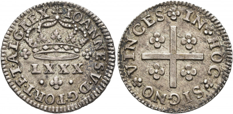 PORTUGAL, Kingdom. João V o Magnânimo (the Magnanimous), 1707-1750. Tostão (Silv...