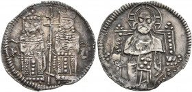 SERBIA. Stefan Uros V, as tsar, 1355-1371. Gros (Silver, 18 mm, 1.00 g, 2 h). CΦb ZP ('Stefan Tsar' in ligature) Stefan Uroš V standing facing on the ...