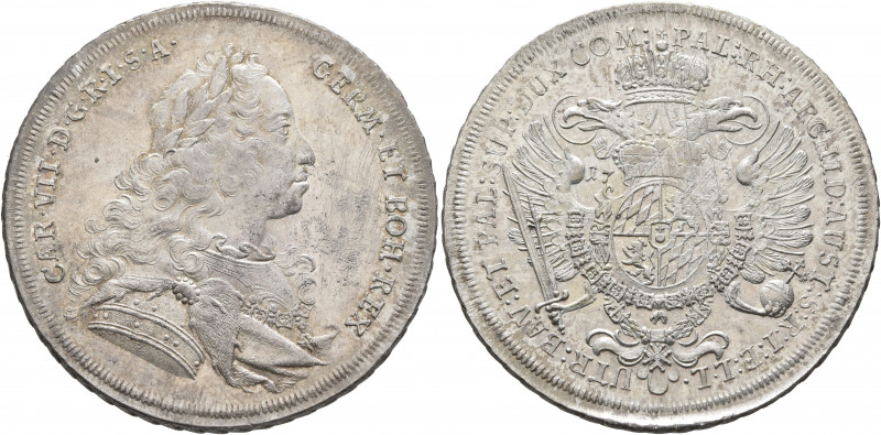 GERMANY. Bayern. Karl Albert, as emperor, 1742-1745. Taler 1743 (Silver, 41 mm, ...