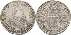 GERMANY. Braunschweig-Celle. Christian, Bischof von Minden, 1611-1633. Taler 1632 (Silver, 42 mm, 28.70 g, 9 h), Clausthal. (Orb cruciger) CHRISTIANUS...
