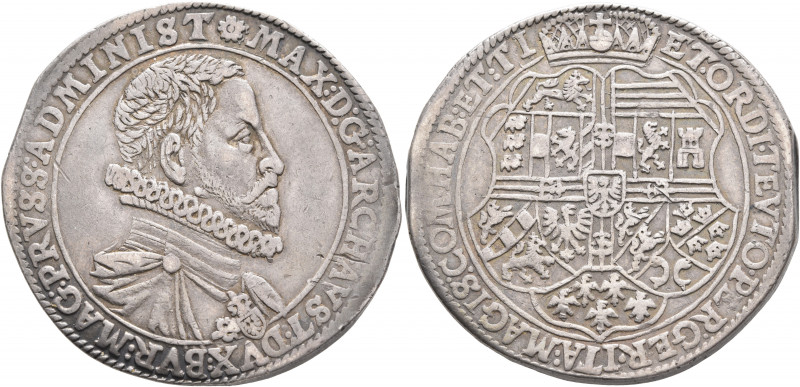 GERMANY. Deutscher Orden. Maximilian I, Erzherzog von Österreich, 1590-1618. Tal...